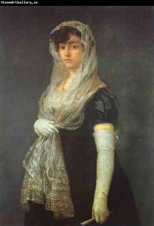 Francisco Jose de Goya Bookseller's Wife